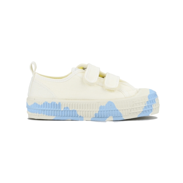 Kids' Novesta S.M.Kid Vel.Duo 10 Wht / 914 Skb Sneakers Light Yellow | TyYgbLtEpvE