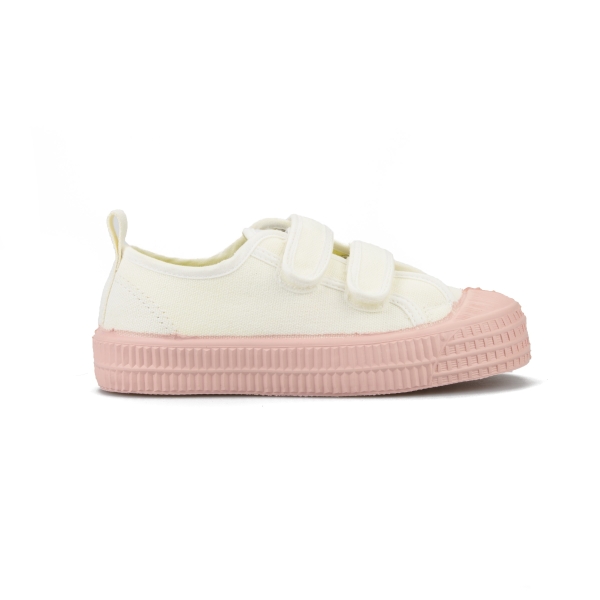 Kids' Novesta S.M.Kid Velcro 10 Wht / 333 Sneakers Pink | ngxBKtl6Wmb